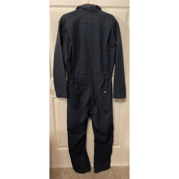 Dickies Dark Navy Wrinkle & Stain Resistant Long Sleeve Coveralls, M - Picture 10 of 12